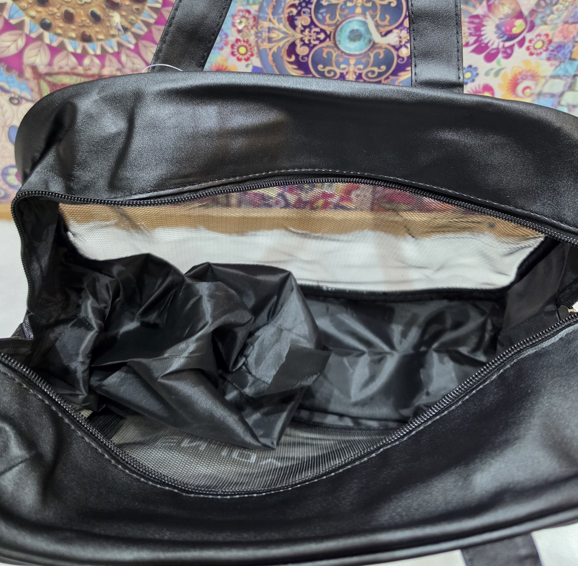 Bolso Transparente Impermeable de Pvc Forrado - Imagen 8