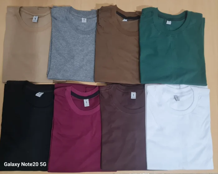 Remeras Lisas Talle 1 al 6 Algodón Peinado 24.1