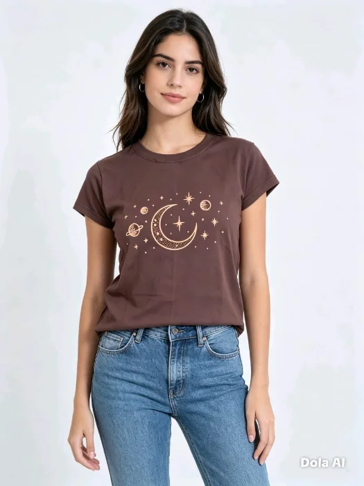 Remeras Básica Dama Talle 1 al 6 Algodón Peinado 24.1
