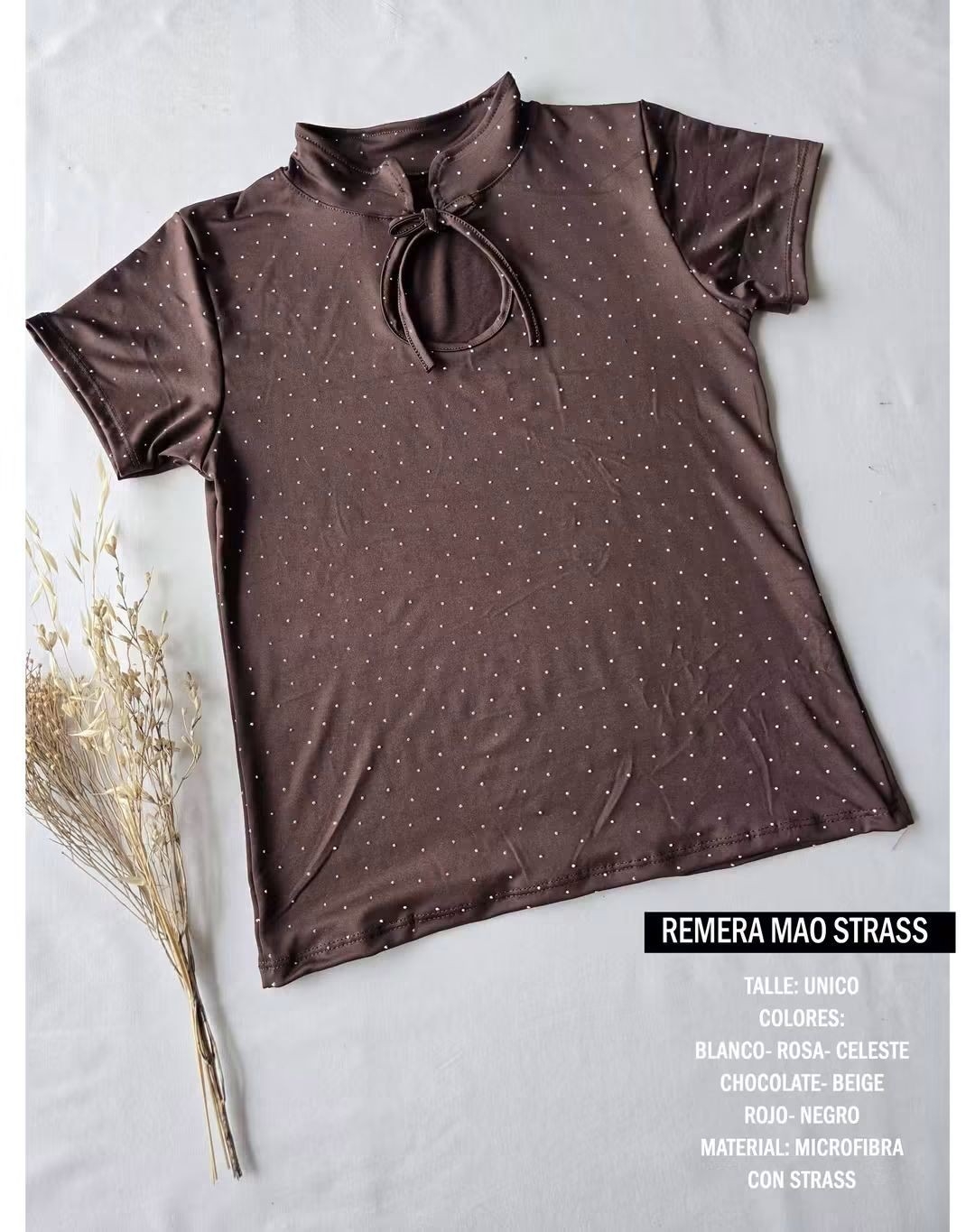 Remera Mao Strass - Imagen 3