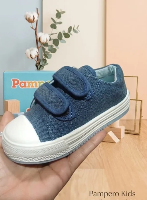 Zapatillas con Abrojos Azul
