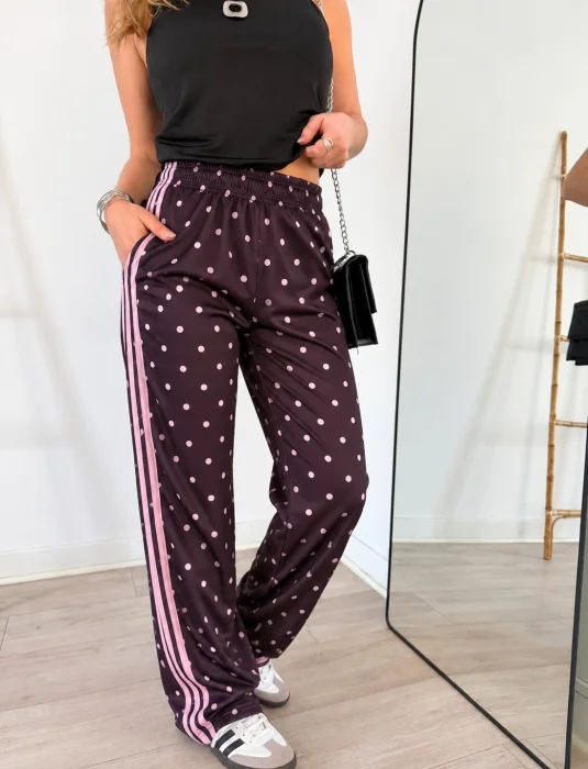 Pantalones Lunares con Tiras