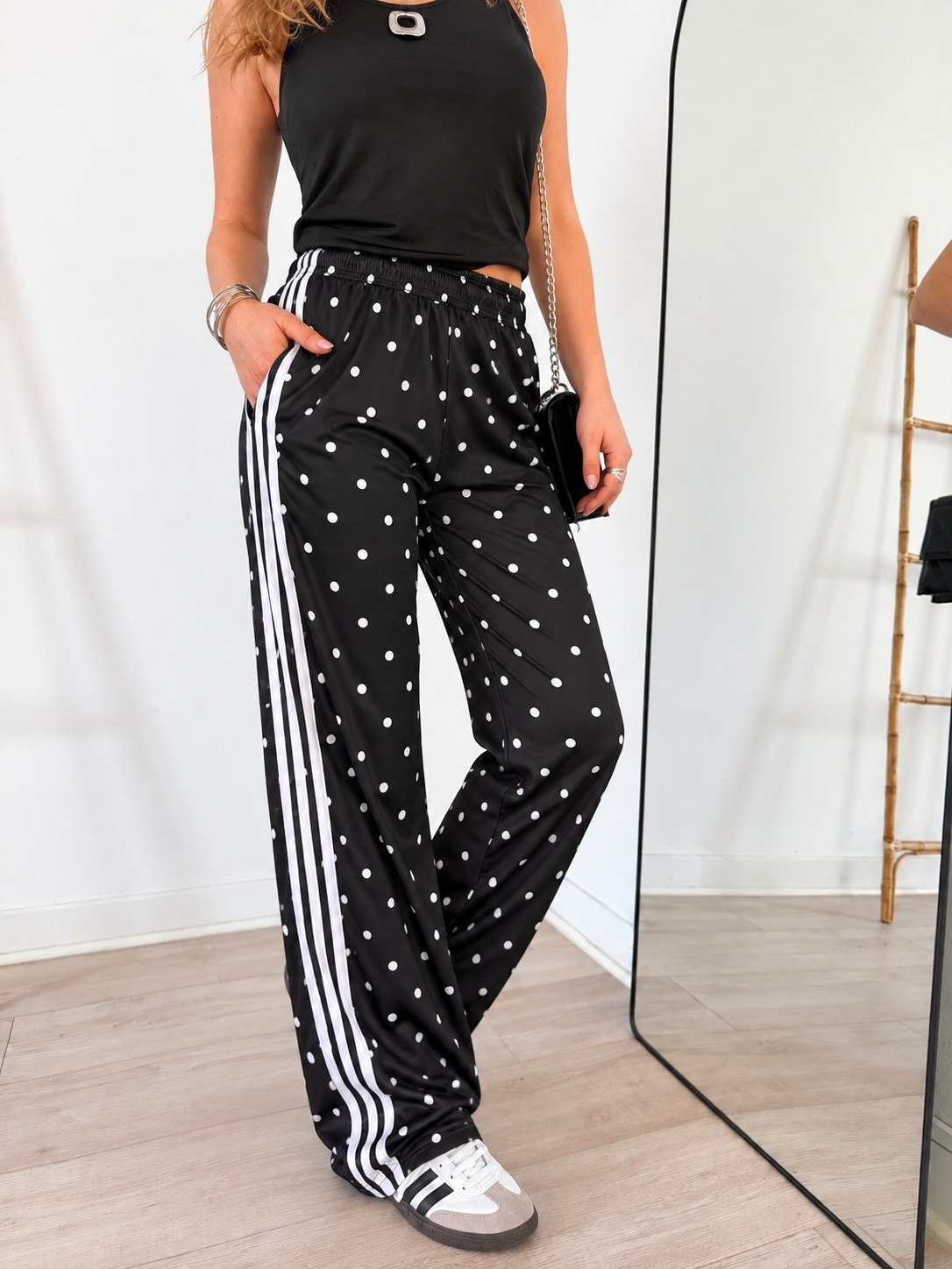 Pantalones Lunares con Tiras - Imagen 2