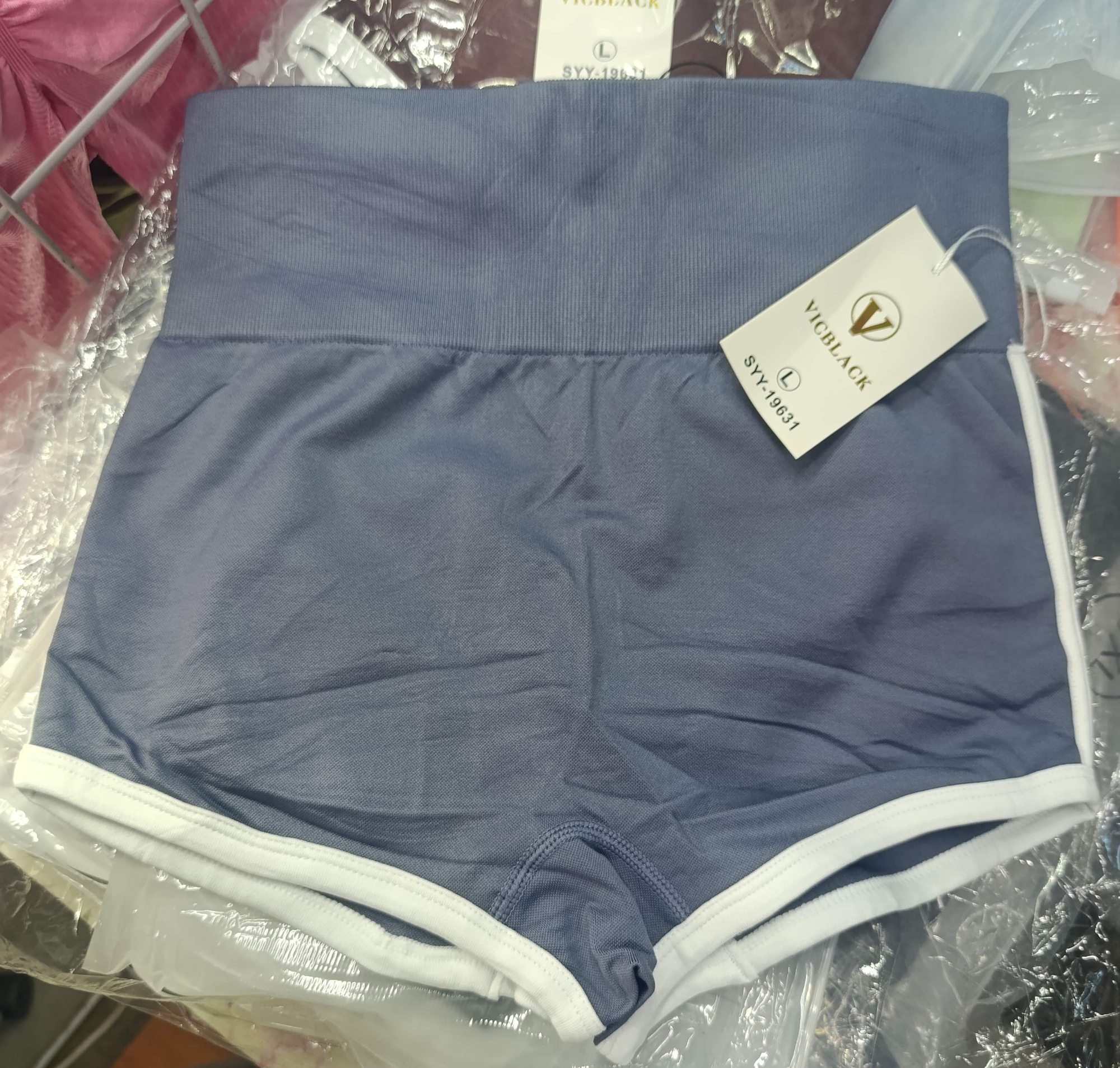 Shorts Tiro Alto sin Frunce - Imagen 3