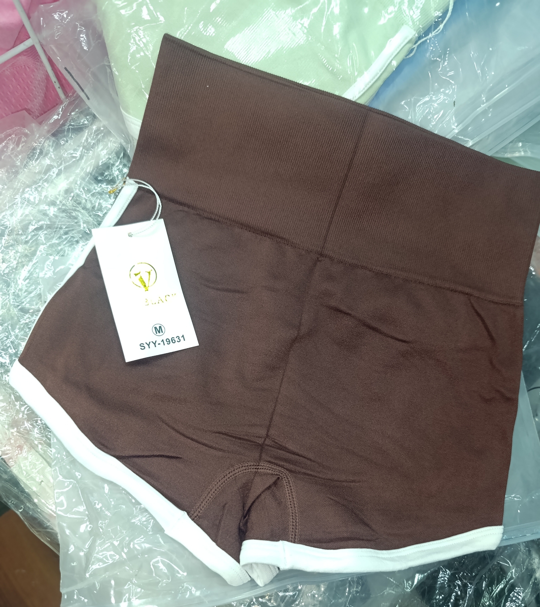 Shorts Tiro Alto sin Frunce - Imagen 4