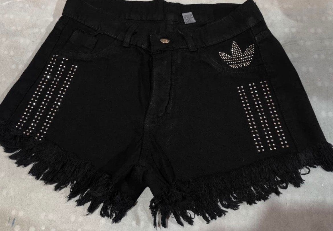 Short Jeans  con Stras - Imagen 2