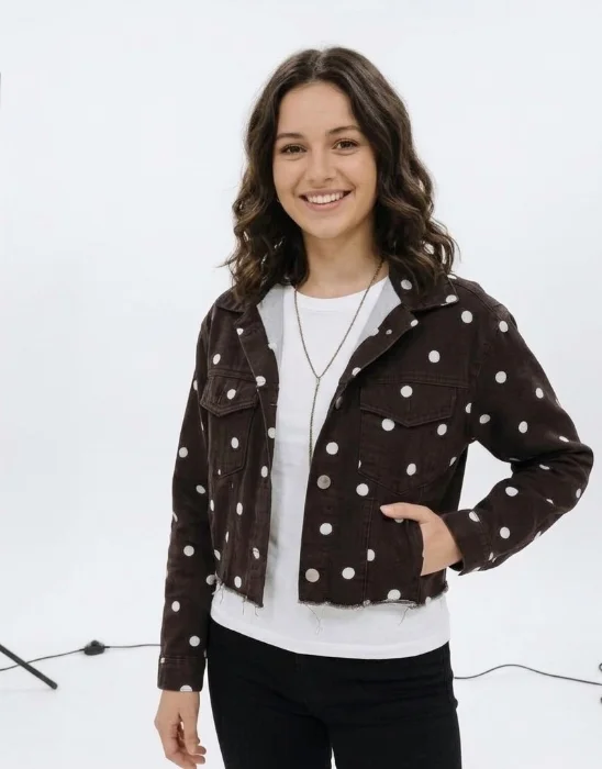 Campera Lunares de Gabardina!!!