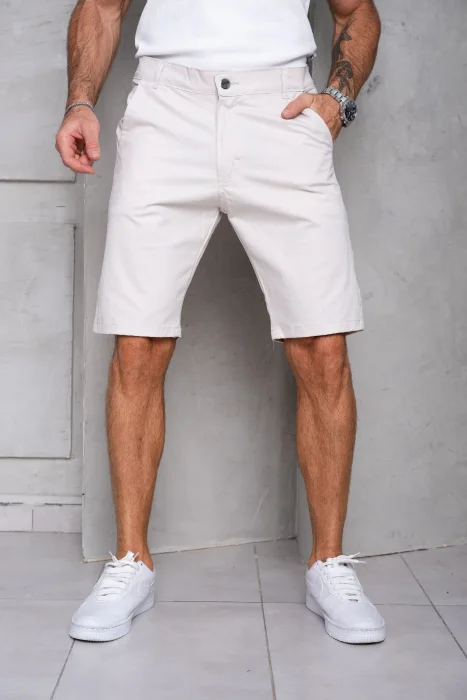 Bermudas Bolsillo Chino Gabardina Elastizada