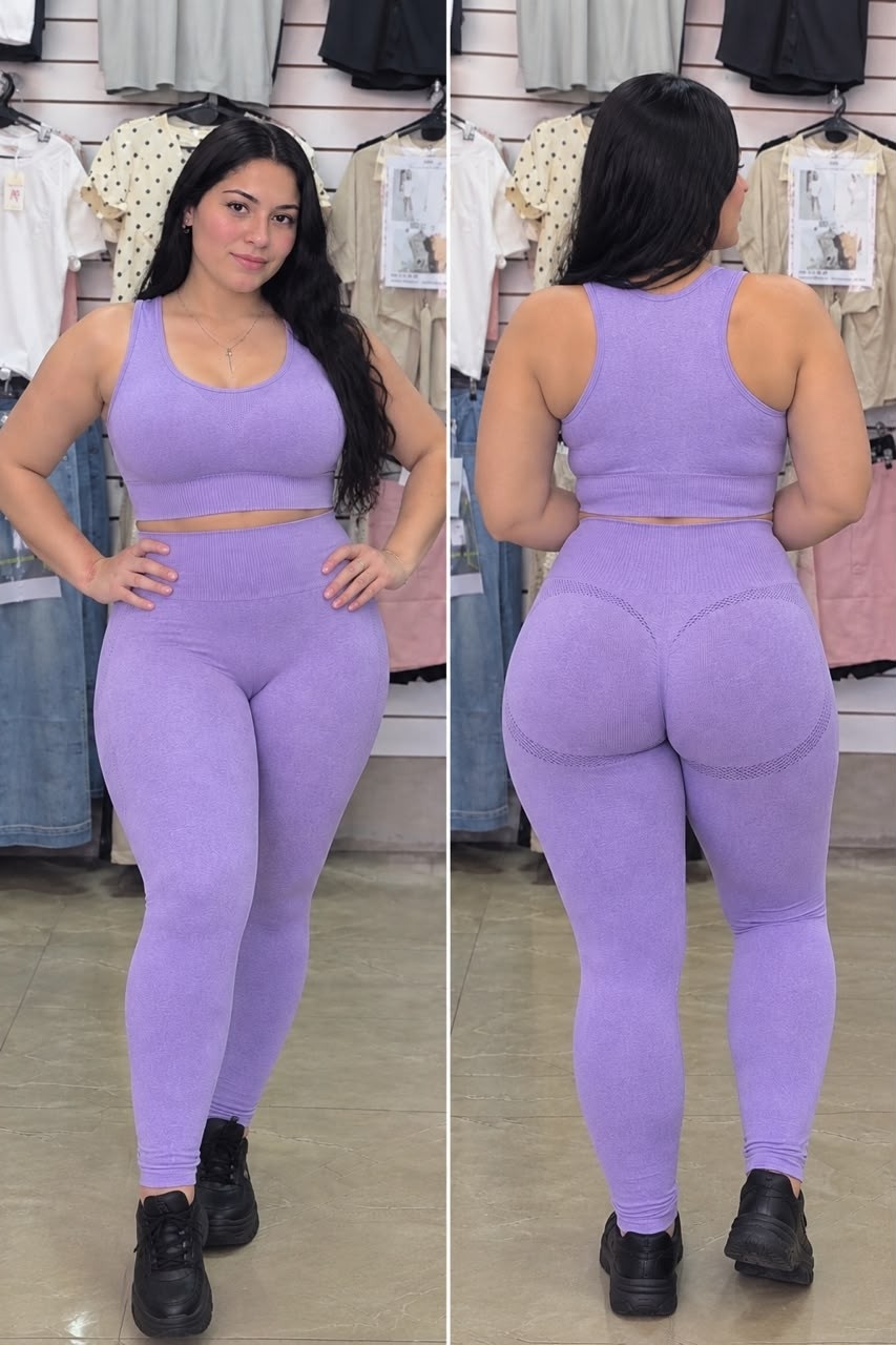Conjunto Calza Push Up + Top - Imagen 3