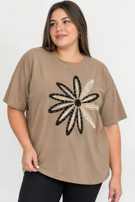 Remeron Importado Flor con Pintitas