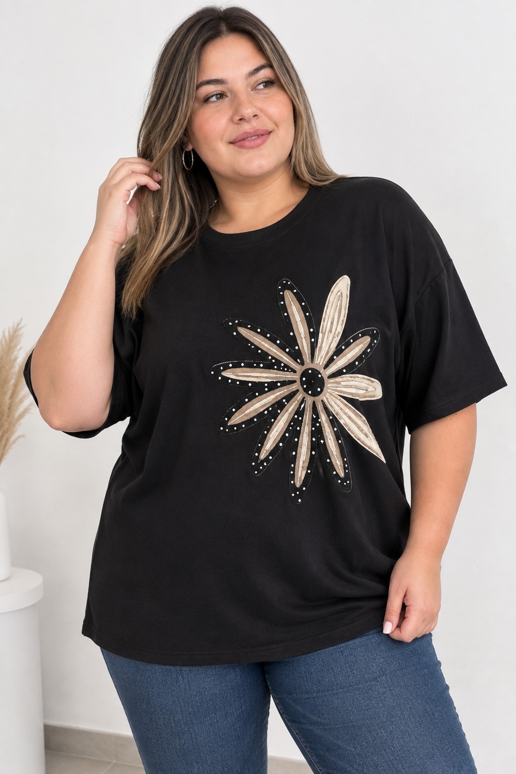 Remeron Importado Flor con Pintitas - Imagen 2