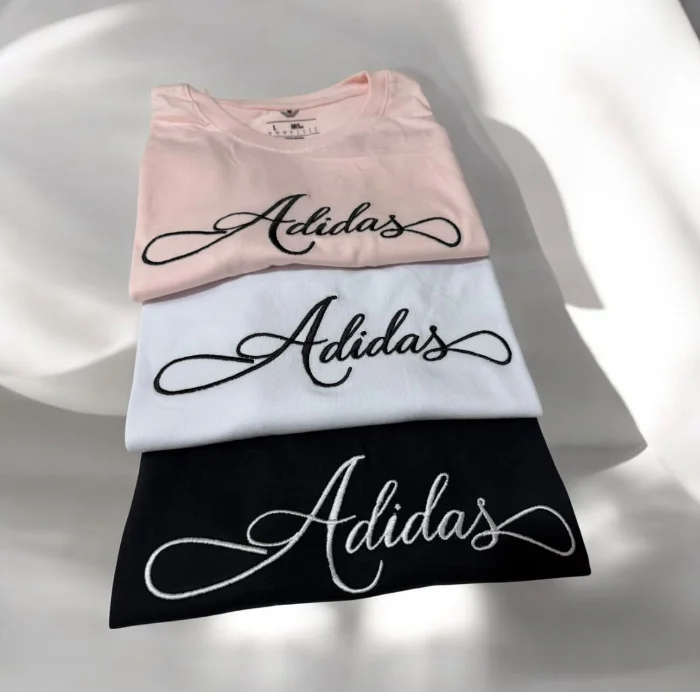 Remera Dama Premium Bordada