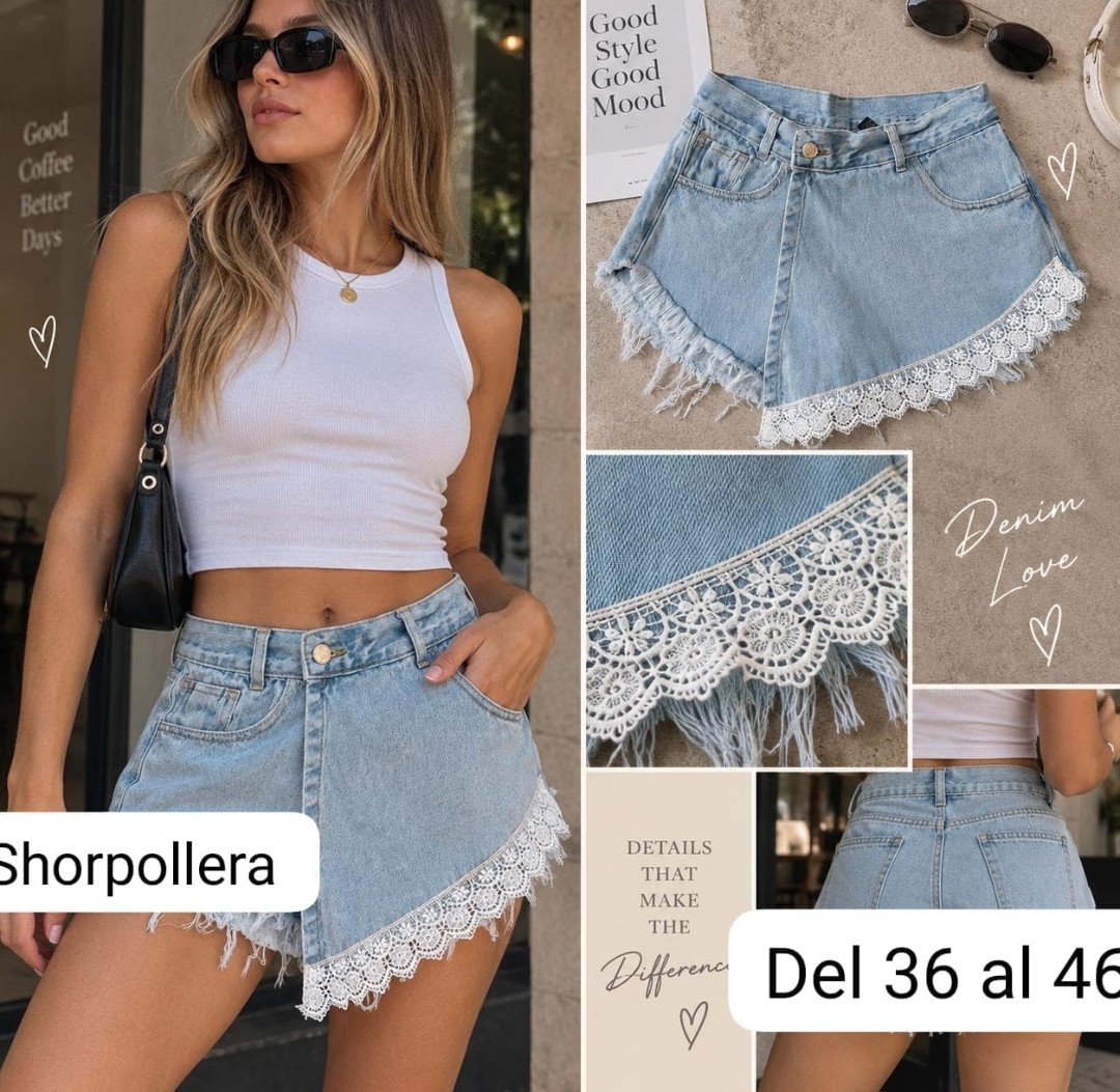 Short Pollera Puntilla - Imagen 4