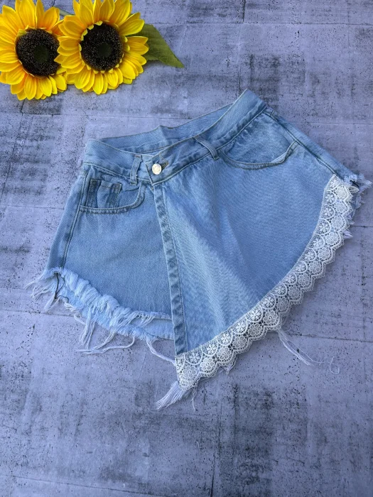 Short Pollera Puntilla