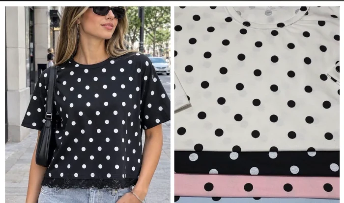 Remera con Encaje
