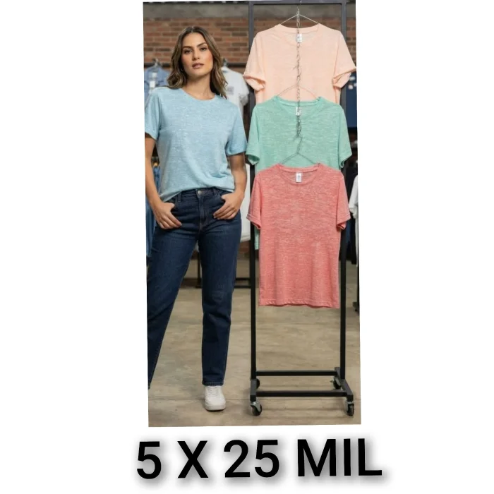Remeras Jaspeada Importadas