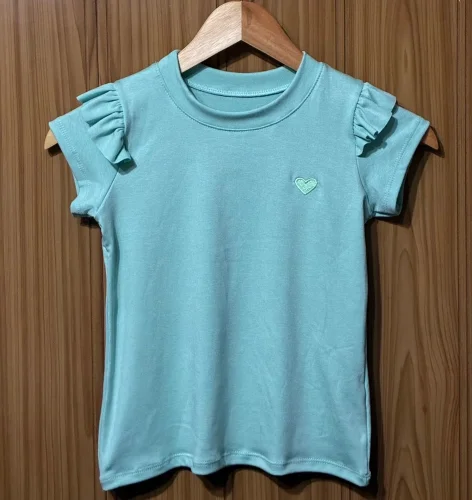 Remera Bordado Corazon