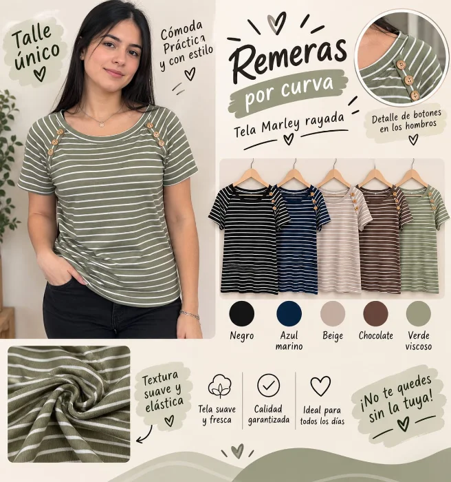 Remeras para Dama