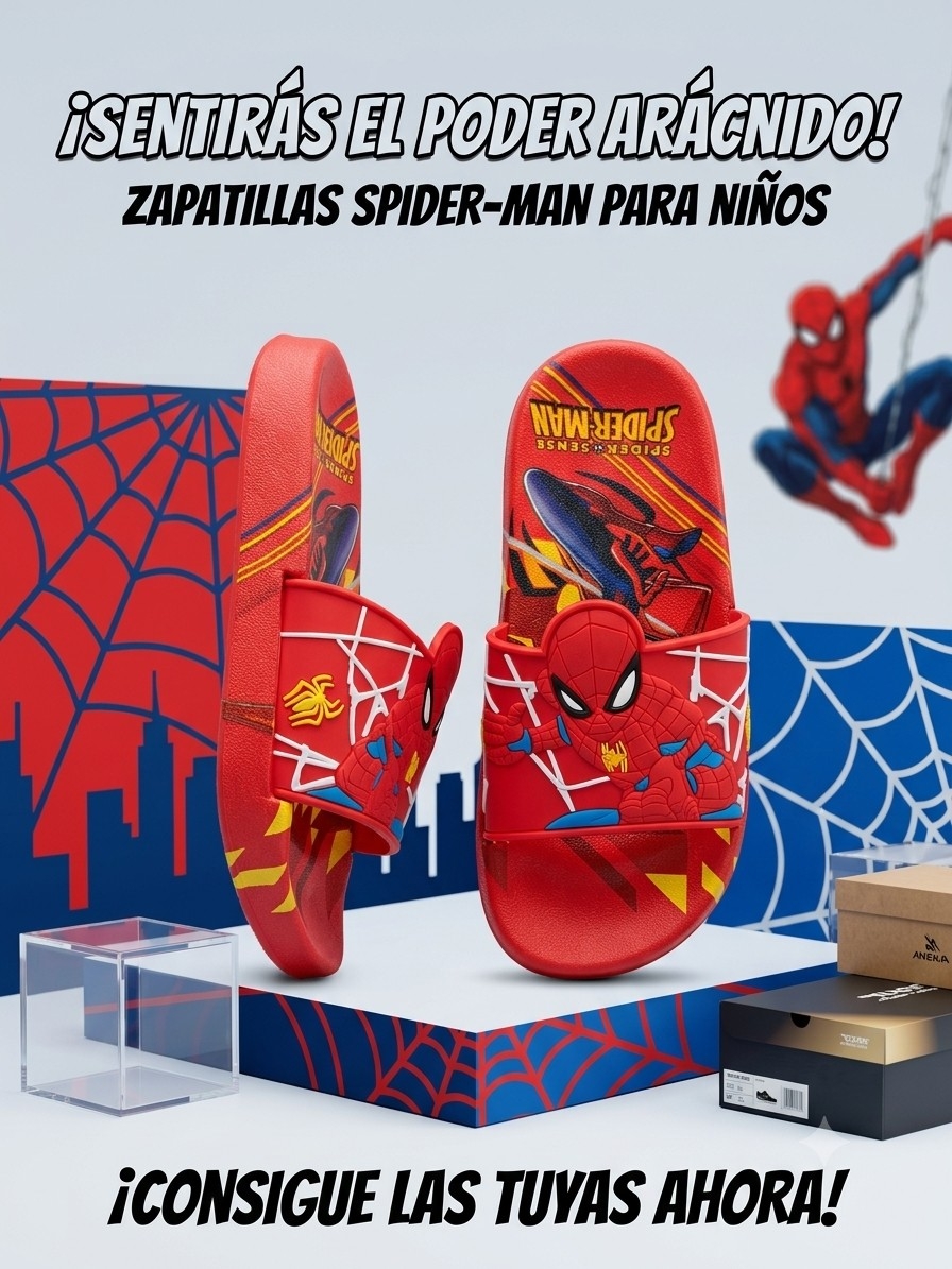 Ojotas  Spiderman  Premium - Imagen 1