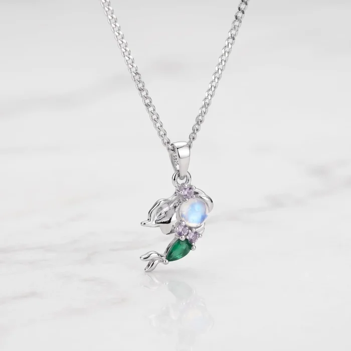 Collar de la Sirenita en Plateado