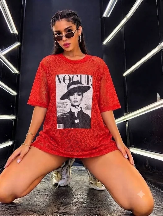 Remerones de Encaje con Estampas del Talle 1 al 5
