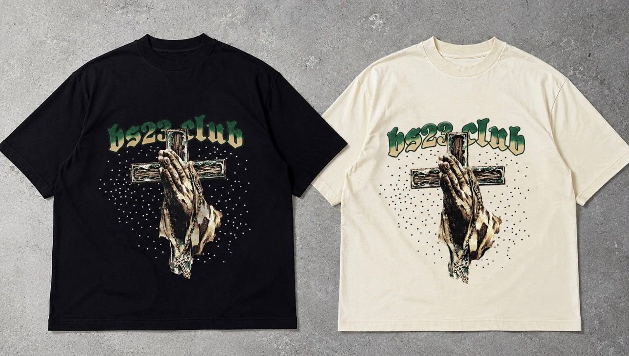 Remera de Hombre con Strass Premiun Oversize - Imagen 3