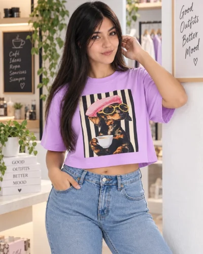 Crop Top Estampado Morley