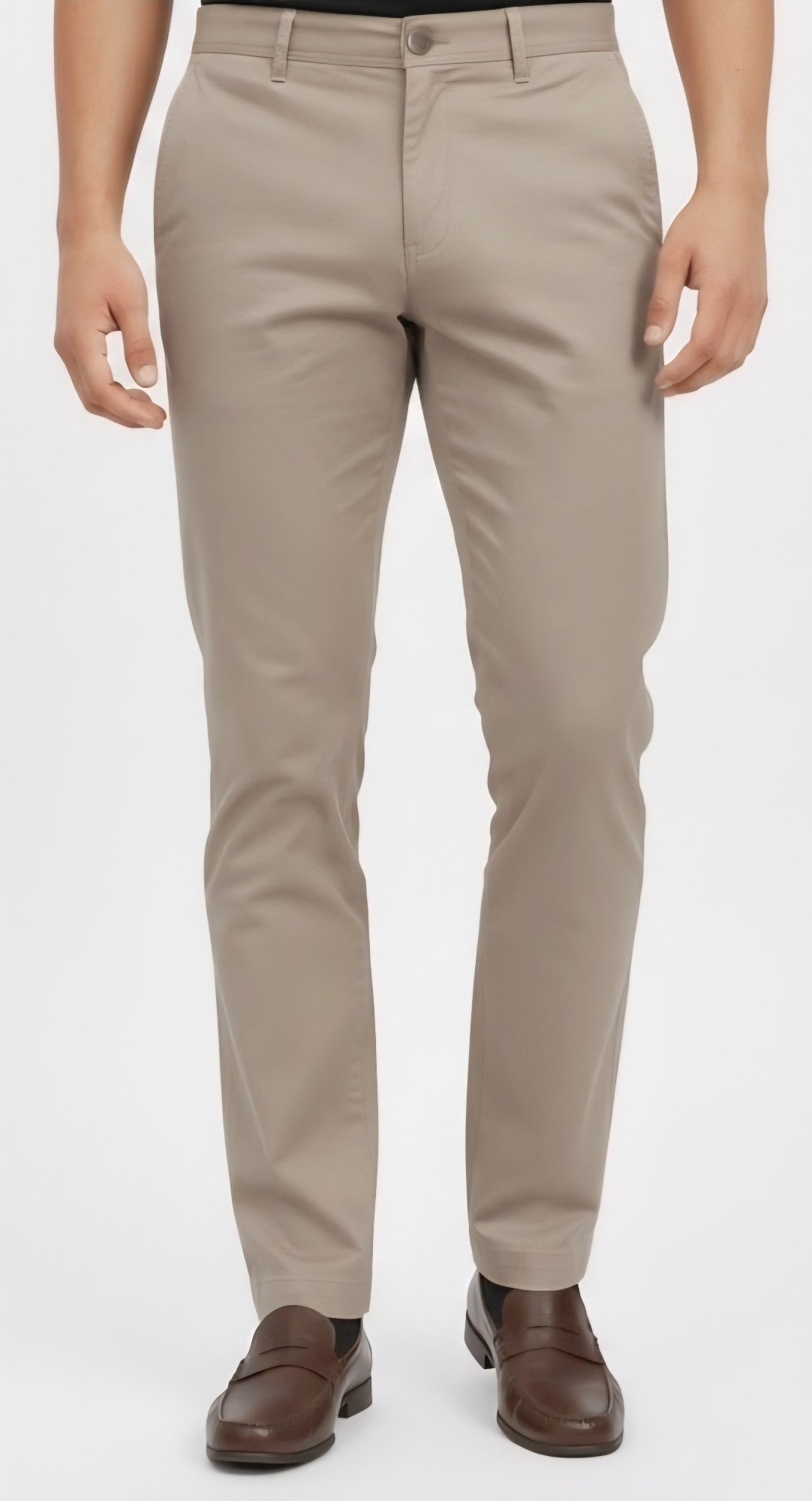 Pantalón Bolsillo Chino Recto Gabardina Elastizada - Imagen 3