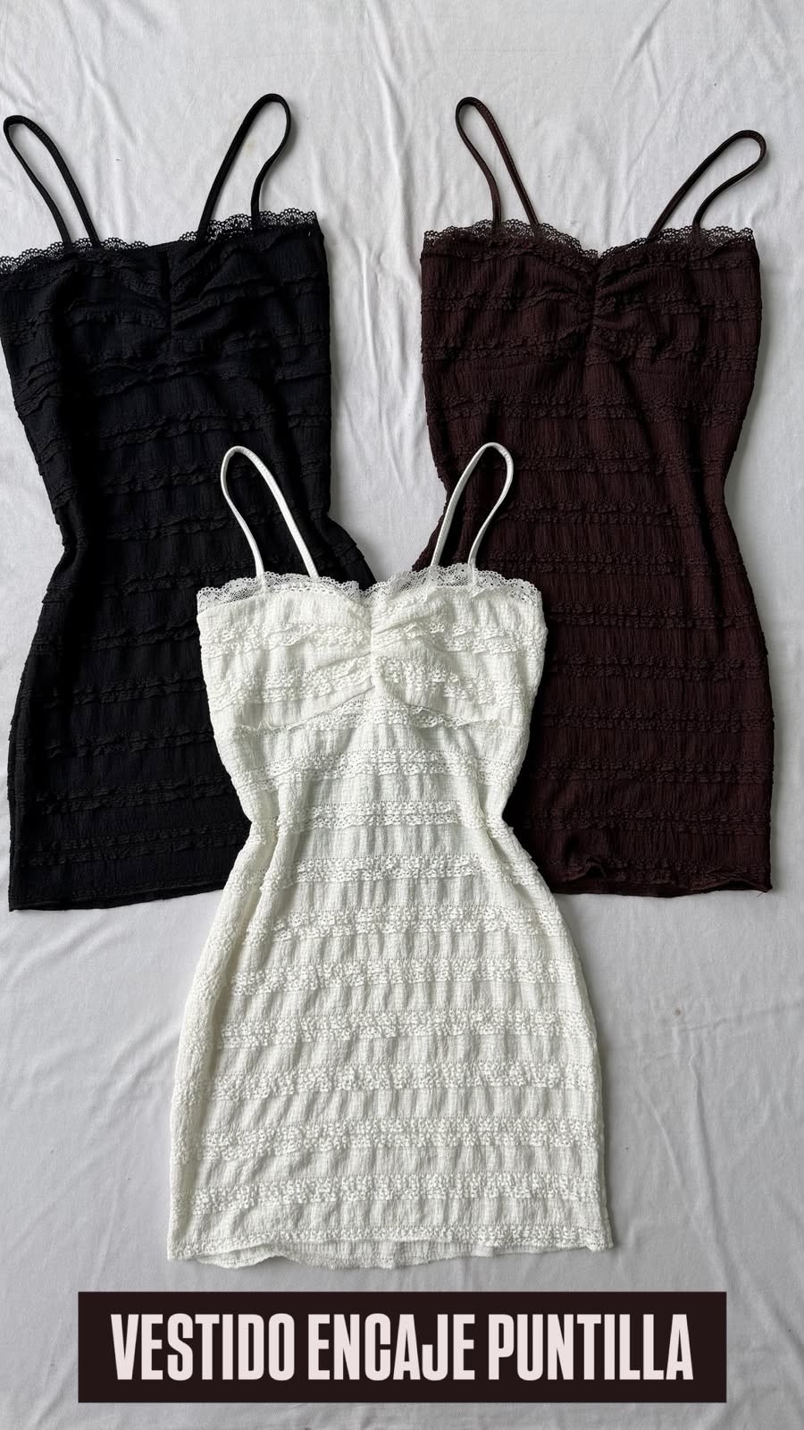 Vestido Encaje Puntilla - Imagen 2