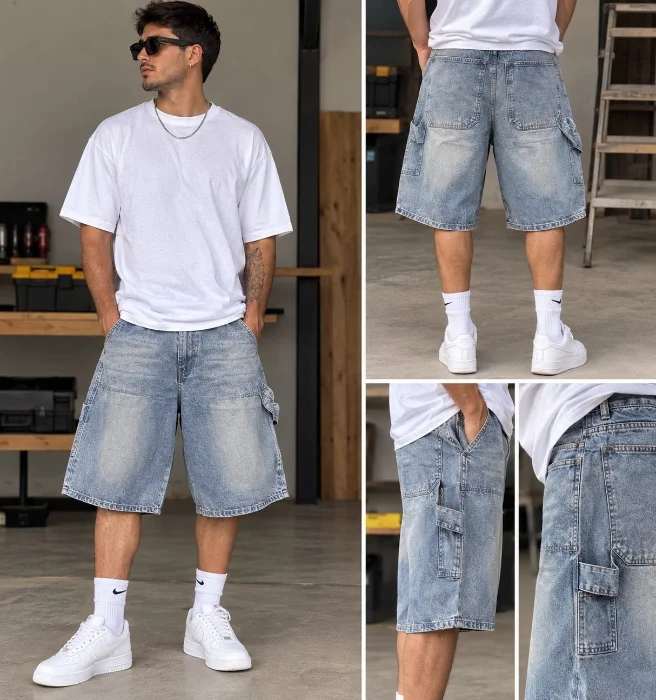 Bermuda Baggy Carpintero Oxido