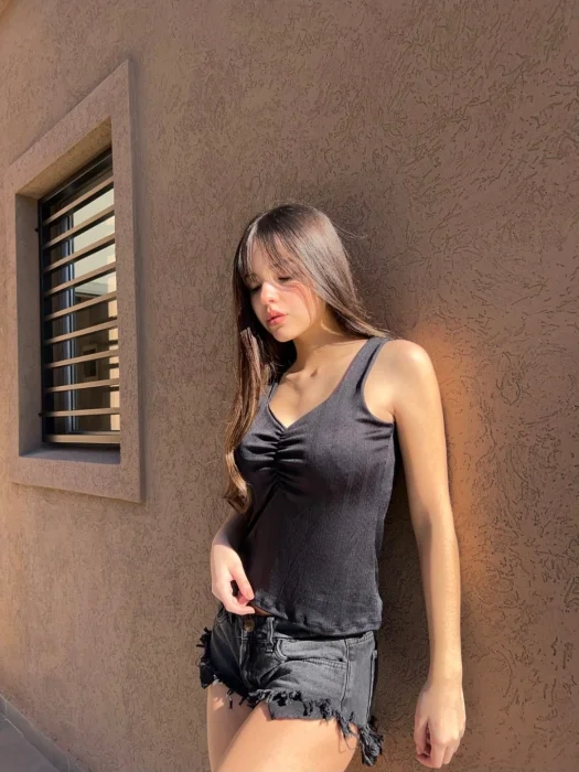 Remera Frunce Jersey Carter - Valentina