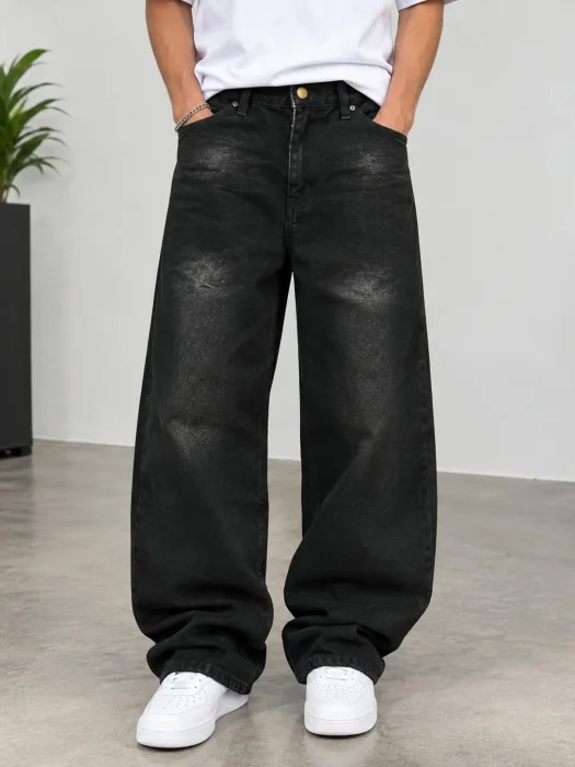 Pantalon Baggy Bordado
