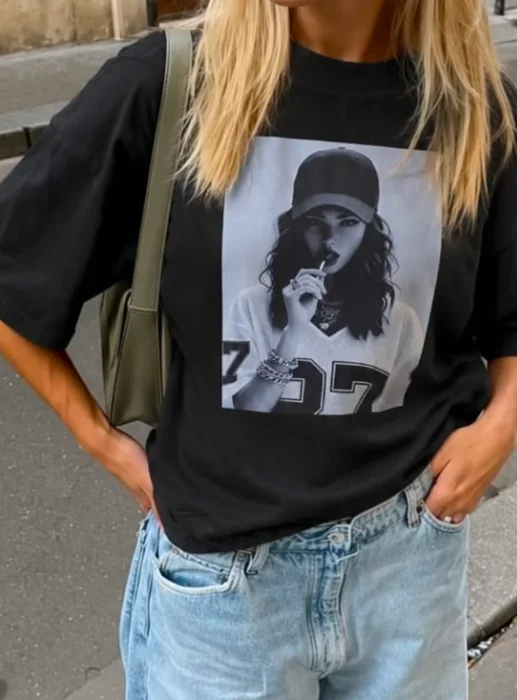 Remeras Vogue de Algodon Peinado