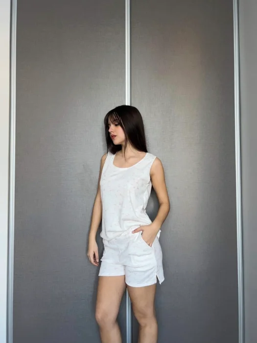 Conjunto Wafle Musculosa y Short - Norma
