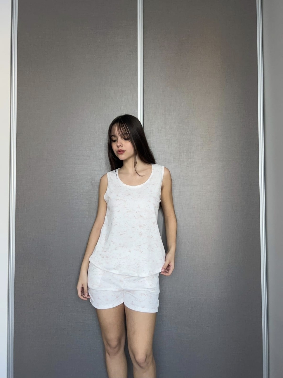 Conjunto Wafle Musculosa y Short - Norma - Imagen 3