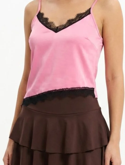 Musculosa Bretel Encaje Lycra