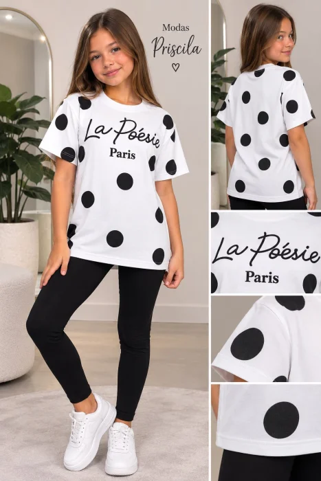 Remerones Algodon Lunares Estampadas