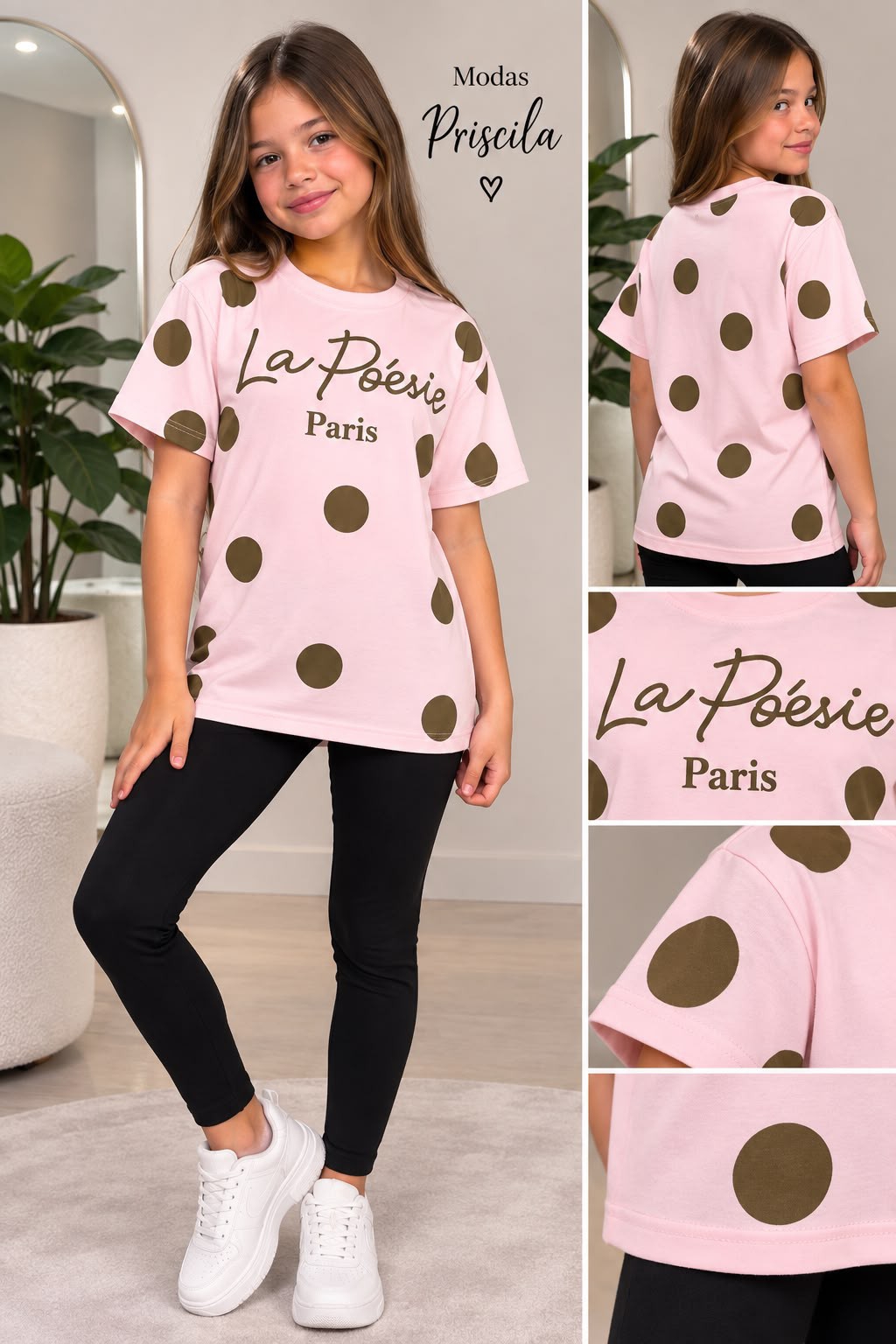 Remerones Algodon Lunares Estampadas - Imagen 3