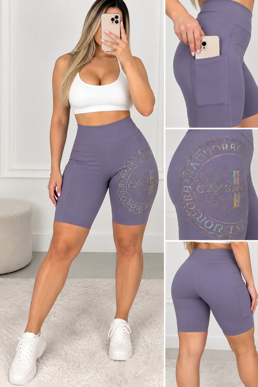Biker Suplex con Bolsillos Excelente Calidad Talles S/m/l/xl - Imagen 4