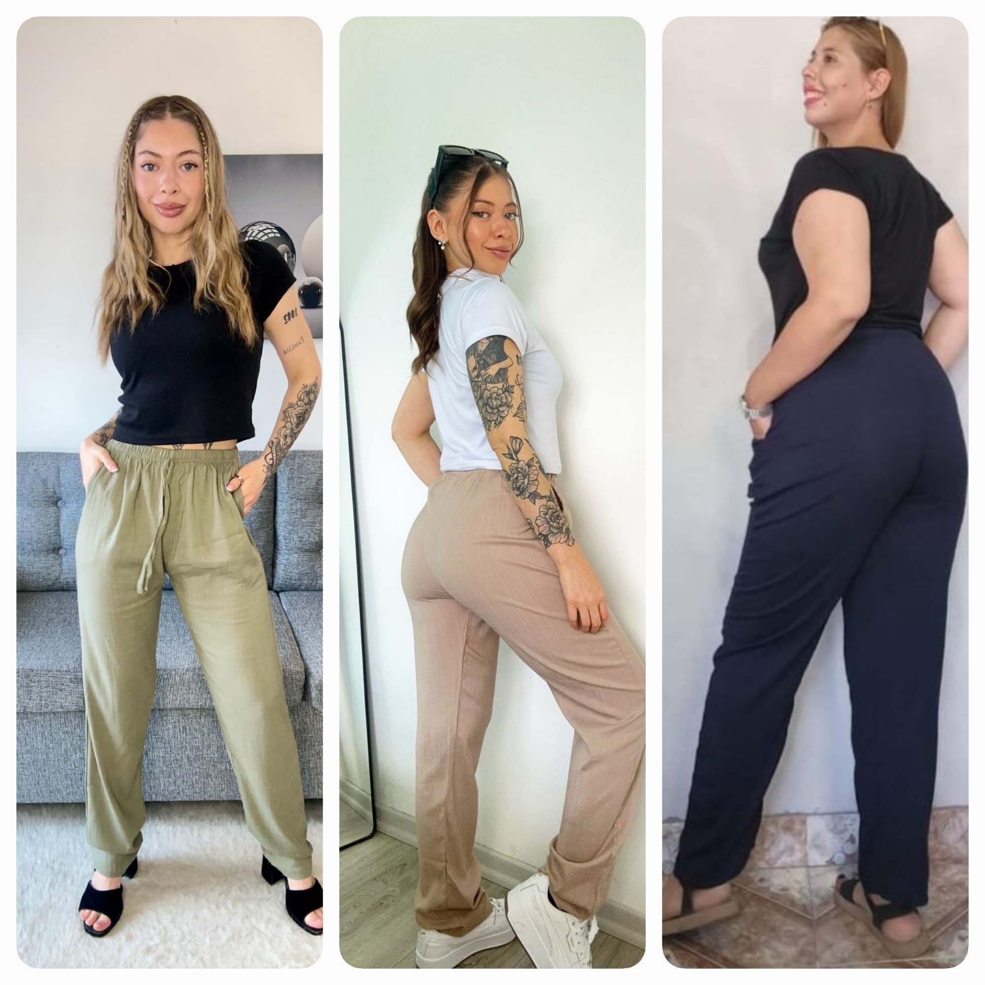 Pantalon Lino T3 al T8 - Imagen 2