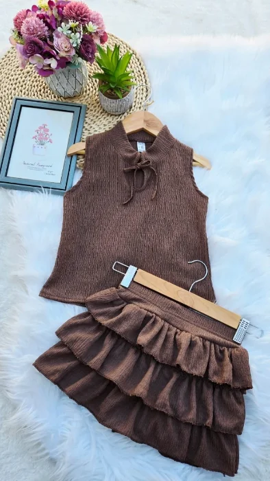 Conjunto Short Pollera de Hawai