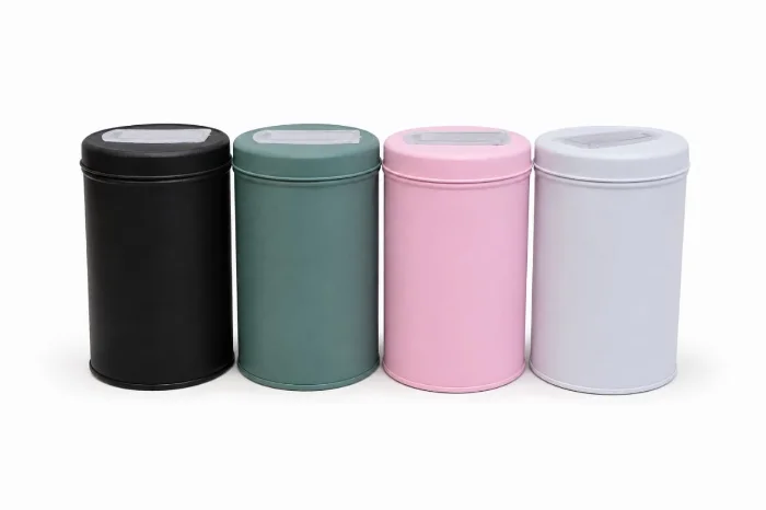 Set de Latas Texturadas Lisas 8.5cm de Diametro