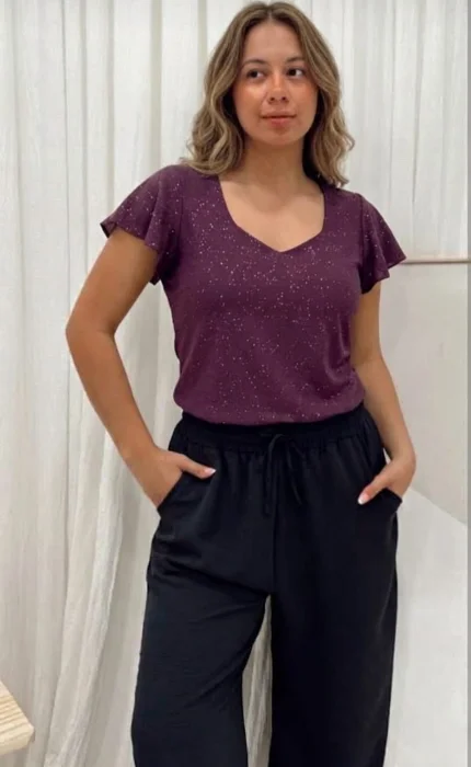 Remera Cuello Espejo