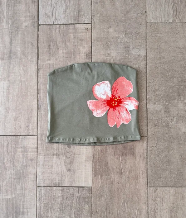 Strapless Flor Aldogon Lycra