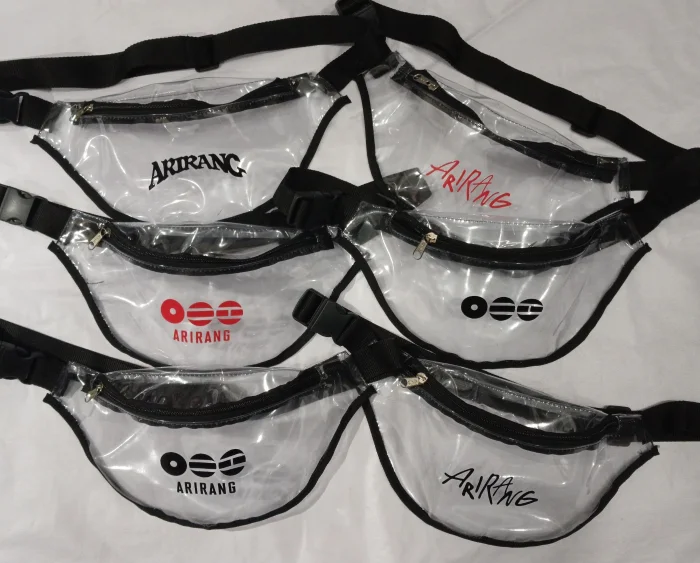 Riñoneras Transparente Bts