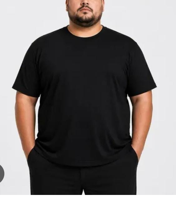 Remera Azul Marino Talles Especial - Imagen 3