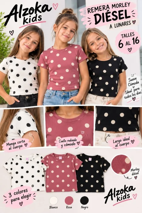 Remera Lunares