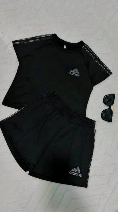 Conjunto de Laycra con Strass