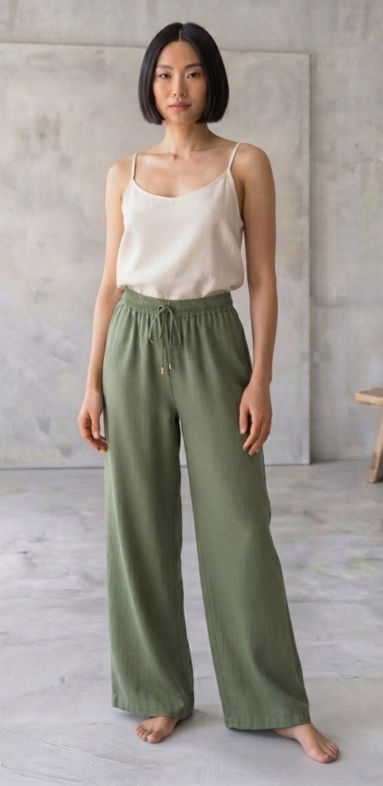 Palazo Lino Spandex - Imagen 2