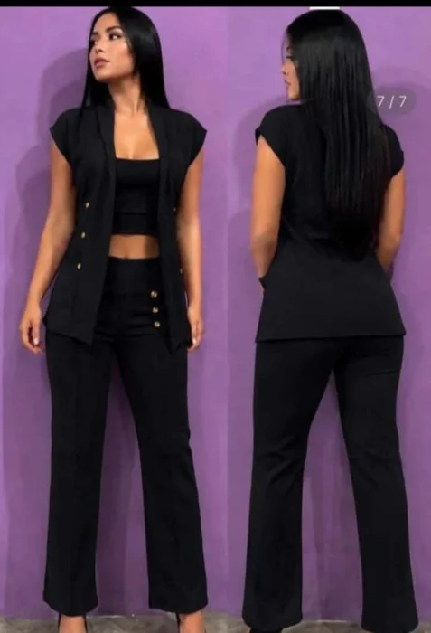 Conjunto 3 Piezas Bengalina con Pantalon